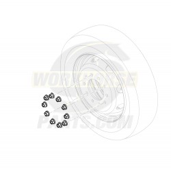 W0007868  -  Wheel Lug Nut 5/8-18