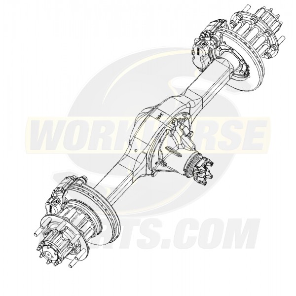 W0010118  -  Axle Asm - Rear (5.13 Ratio) (Dana S130)