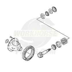W8001467  -  Kit - Ring Gear and Pinion with Shims and Bearings (Dana 80 - 4.63 Ratio)