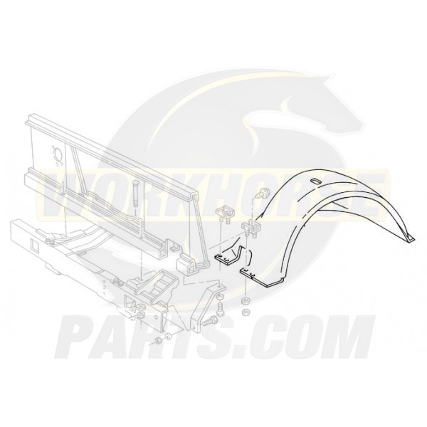 15545831  -  Panel Asm - Front Wheel House, LH
