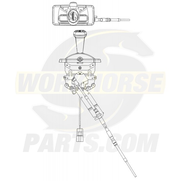 W0009729  -  Remote Shift Asm - MT1 Transmission (82" Cable) 