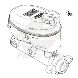 W0007678  -  Master Cylinder Asm - Brake (52mm Calipers)