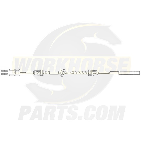 W0009633  -  Park Brake Asm - Cable Front