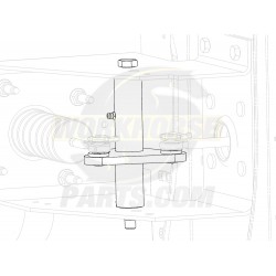 W0009859  -  Lever Asm - Brake Pedal Rod