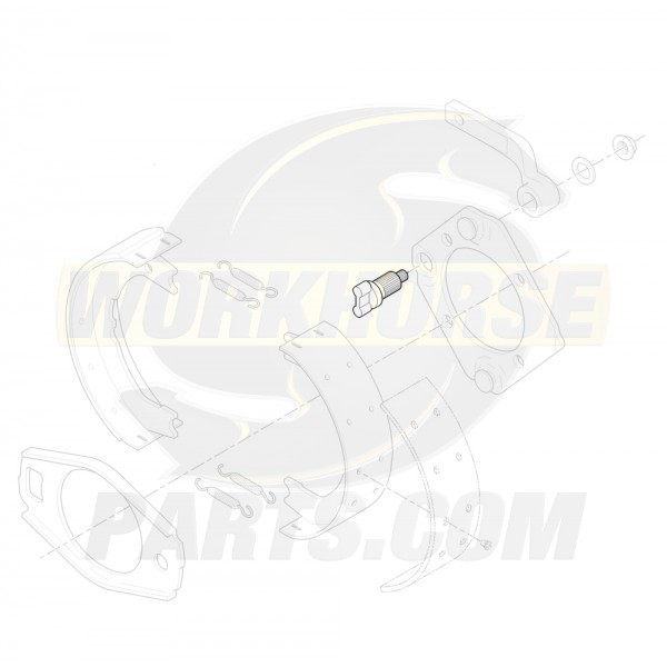W8000228  -  Camshaft - Park Brake Shoe Adjuster