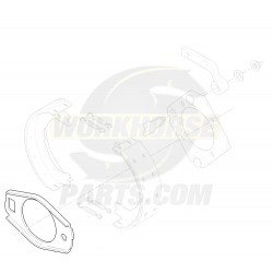 W8000235  -  Plate - Park Brake Support (Strut Asm)