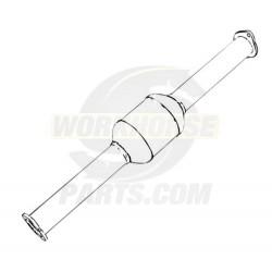 W0007169  -  Converter - Exhaust Catalytic (39" Length)