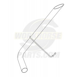 W0009848  -  Pipe Asm- Exhaust Tail RH