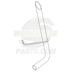W0009849  -  Pipe Asm- Exhaust Tail LH