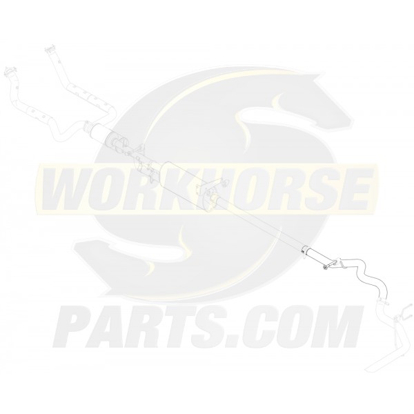 W0012776  -  Pipe Asm - Exhaust Tail 