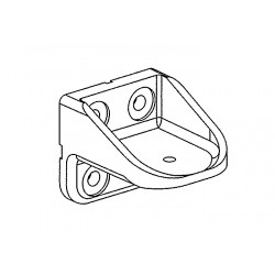 W0000463  -  Bracket - Rear Axle Bumper