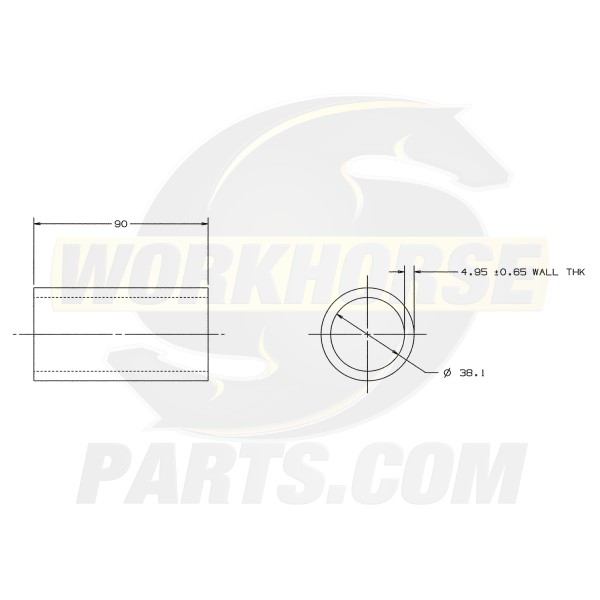 W8006621  -  Hose - Fill Tube Connector