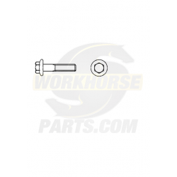 W9000032  -  Wiper Module Bolt-hex Flg  M6x1x20 Cl 