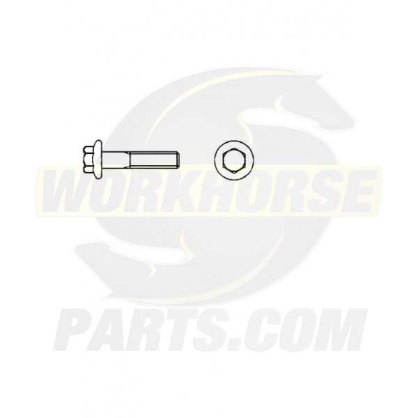 W9000032  -  Wiper Module Bolt-hex Flg  M6x1x20 Cl 