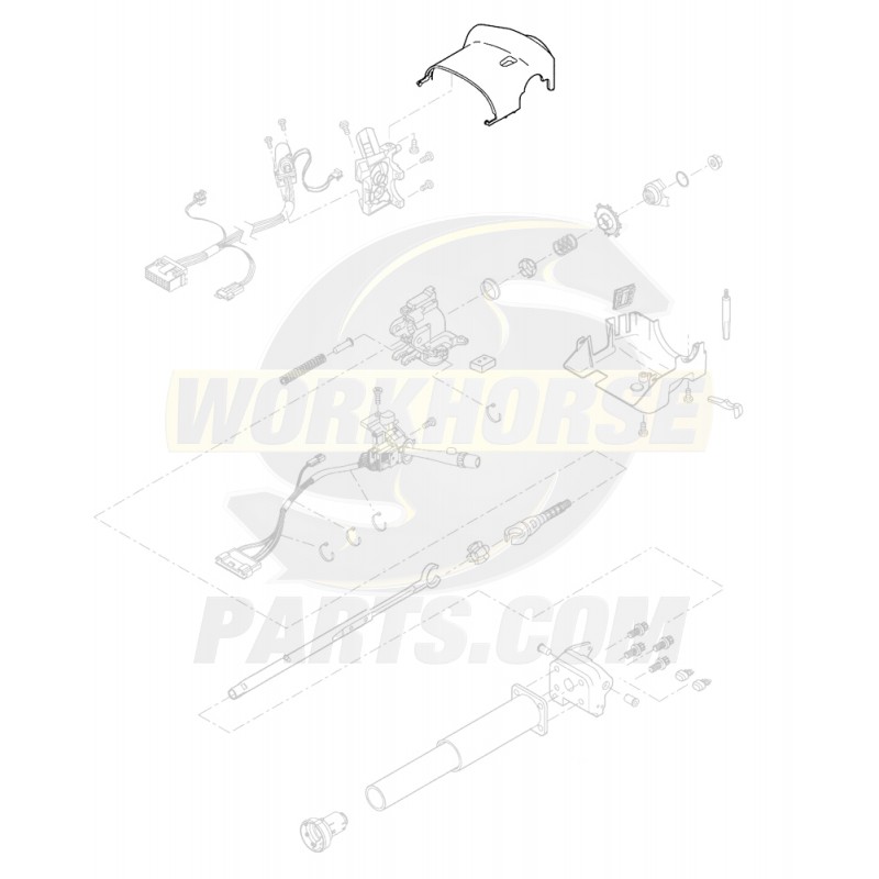26038797 - Shroud - Upper Steering Column