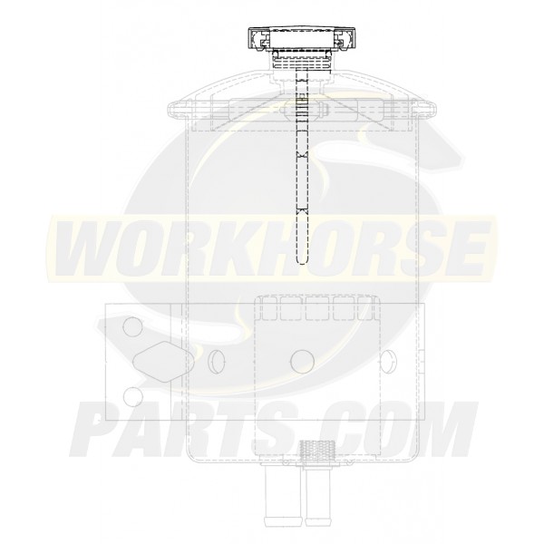 W8001426  -  Power Steering Reservoir Cap And Dipstick Asm