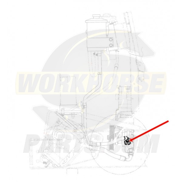 W8006905  -  Adaptor - Power Steering Pump Inlet