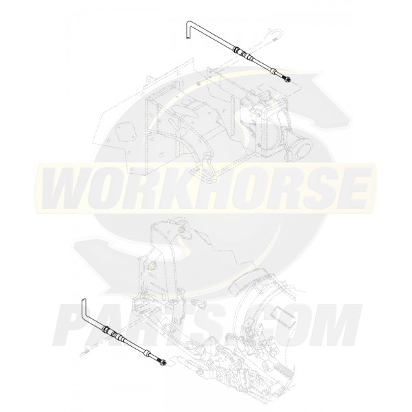 W0003728  -  Cable - Transmission Lever (45" Length)
