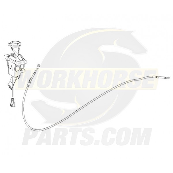 W0009730  -  Remote Shift Asm - M74 Transmission (82" Cable)