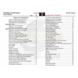 2007-2009 Workhorse W-Series Suspension Service Manual Download