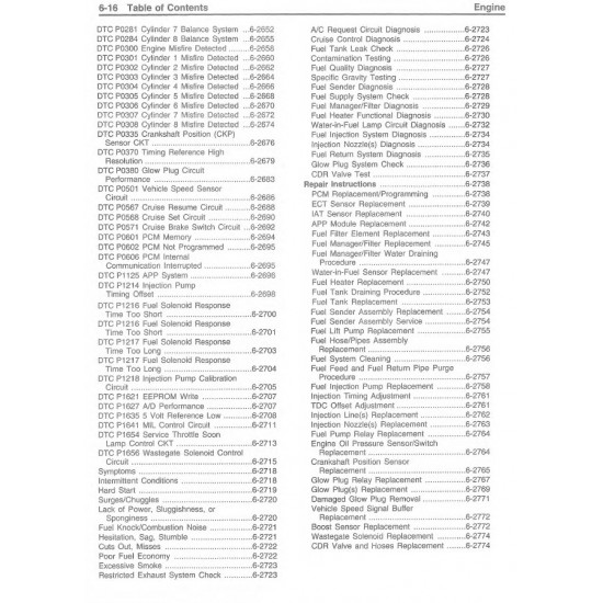 1998 Chevrolet P Series 6.5L V8 Diesel Engine Controls Service Manual Download
