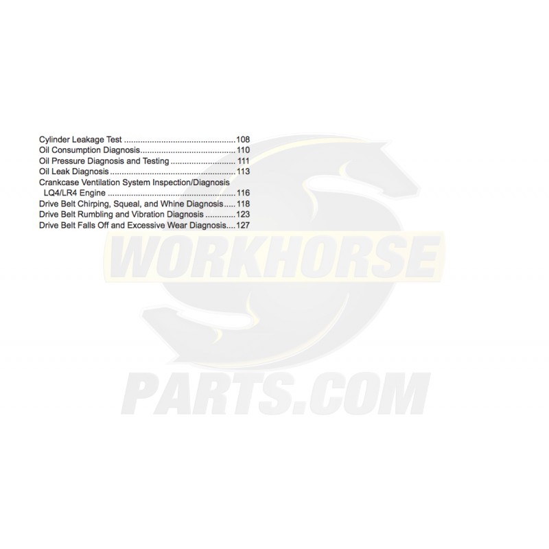 20062007 Workhorse Engines Service Manual Supplement Download