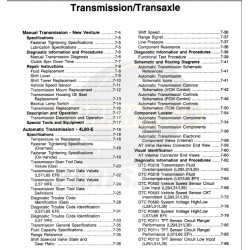 1999-2003 Workhorse Transmission Service Manual Download