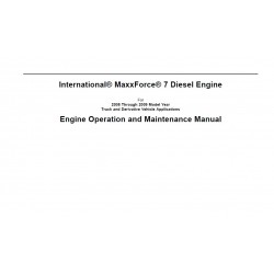 2008-2009 International MaxxForce 7 Owners Manual Download