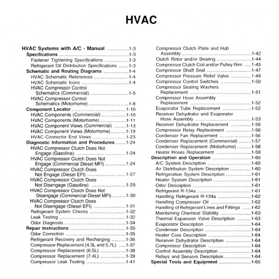 2010-2011 Workhorse HVAC Service Manual Download