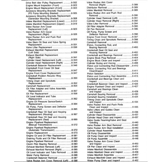 1999-2003 Workhorse Engines Service Manual Download