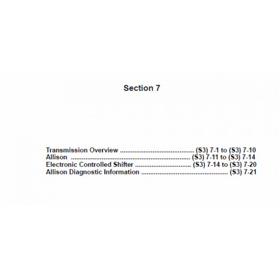 2004-2005 Workhorse Transmission Service Manual Download