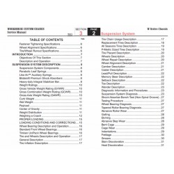 2007-2009 Workhorse W-Series Suspension Service Manual Download