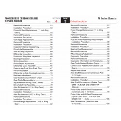 2007-2009 Workhorse W-Series Driveline & Axle Service Manual Download