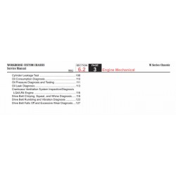 2007-2009 Workhorse W-Series Engine Mechanical Service Manual Download