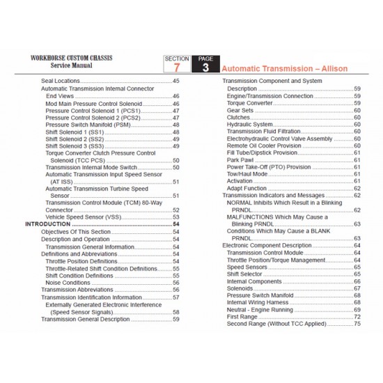 2007-2008 Workhorse R26 UFO Allison Transmission Service Manual Download 2007-2008 Workhorse R26 UFO Allison Transmission Service Manual Download