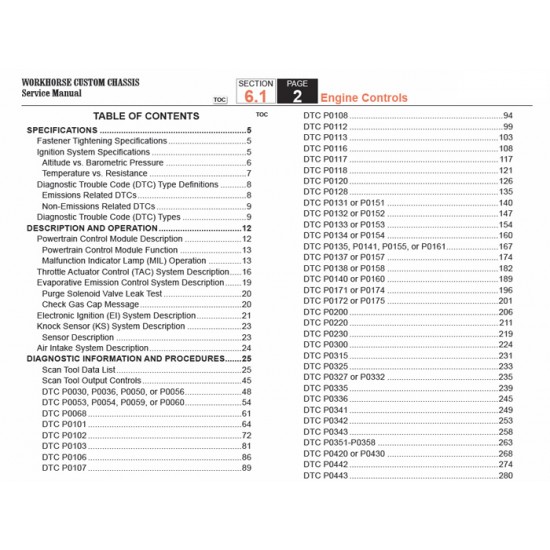 2007-2008 Workhorse R26 UFO Engine Controls Service Manual Download 2007-2008 Workhorse R26 UFO Engine Controls Service Manual Download