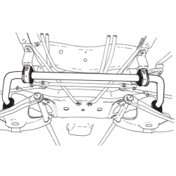 1109-116  -  Roadmaster Heavy Duty Front Sway Bar Kit for Chevrolet & Workhorse P32 Class A Motorhomes