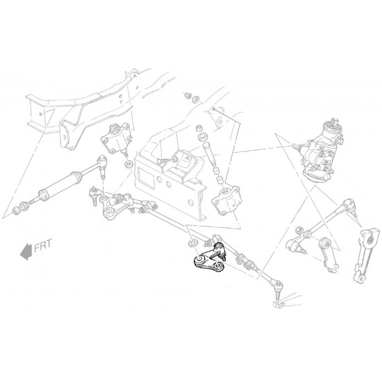 UT20843 - Ultratrac P32 Bellcrank Arm Drivers Side (LH) 16k+ GVW (1993+)