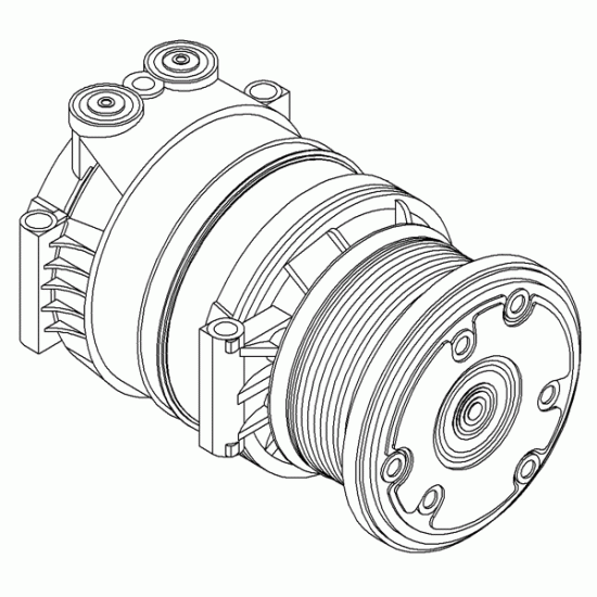 W8000464 - Compressor Asm - Air Conditioner