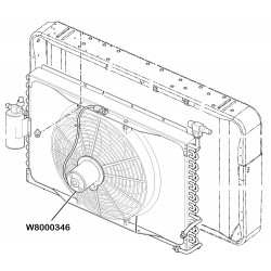 W8000346AF  -  Electric A/C Fan Asm