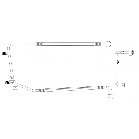 W0007676  -  Hose Asm - A/C Compressor & Condenser 