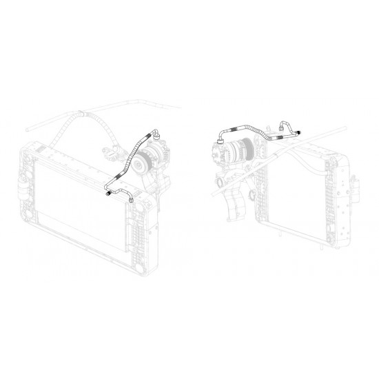 W0009454  -  Hose Asm - A/C Compressor to Condenser