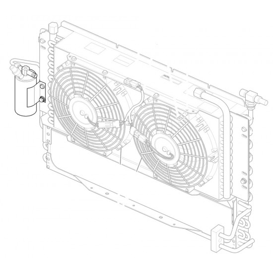 W8838532  -  Receiver Drier Asm 2005-2006 W-Series, 2005 P32, 2006-2009 W18 (Includes Universal Bracket)