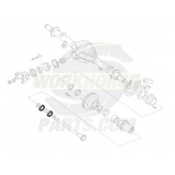 00473636  -  Nut - Rear Axle