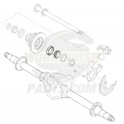 09412028  -  Bearing Set - Rear Wheel Inner (4 Wheel Disc)
