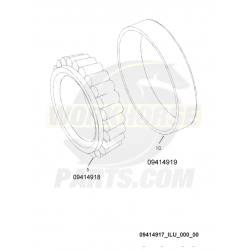 09414917  -  Bearing Asm - Roller (OUTER) (10.5 DIAMETER RING GEAR) 