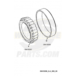 09418356  -  Bearing Asm - Differential Drive Gear and Pinion (Outer)