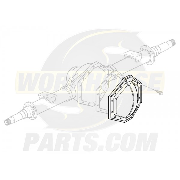 26067040  -  Cover - Rear Axle Differential Housing
