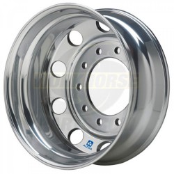 W0009567  -  Rear Wheel - Aluminum, 22.5 x 7.5, Offset 6.28, 8 Hole (Inside Polished)