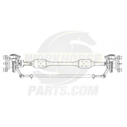 W0012285  -  Axle Asm - Front 6K MFS06